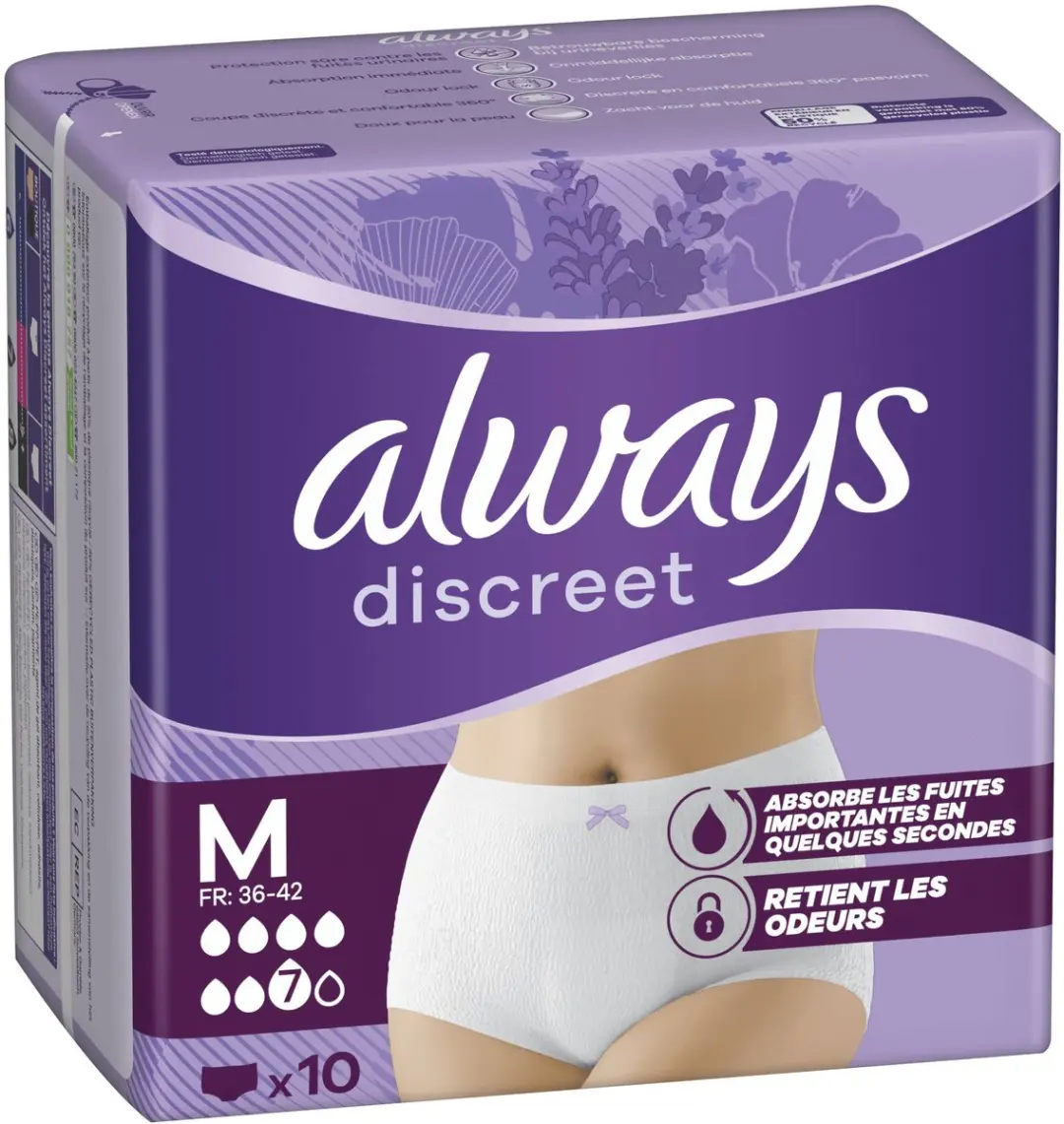Always Discreet Broekjes M - 40 Stuks - afbeelding 6 van 6