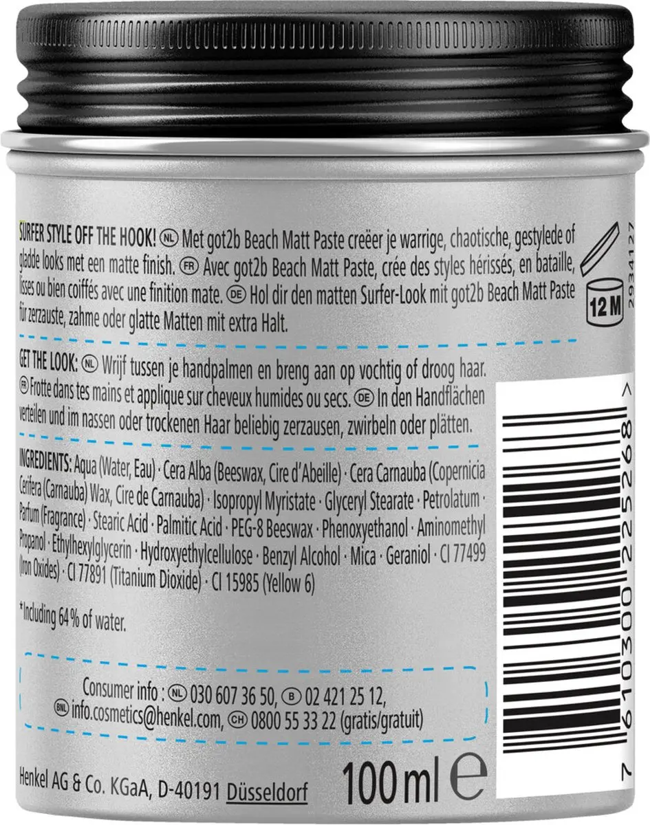 Got2b Beach Matt Paste - 100 ml