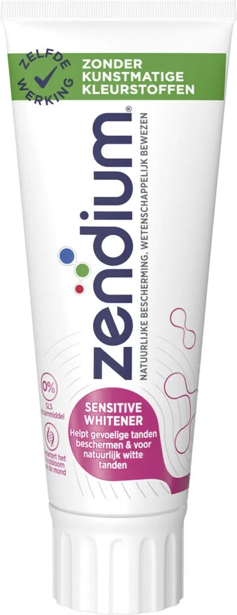 Zendium Tandpasta Sensitive+ White 75ml