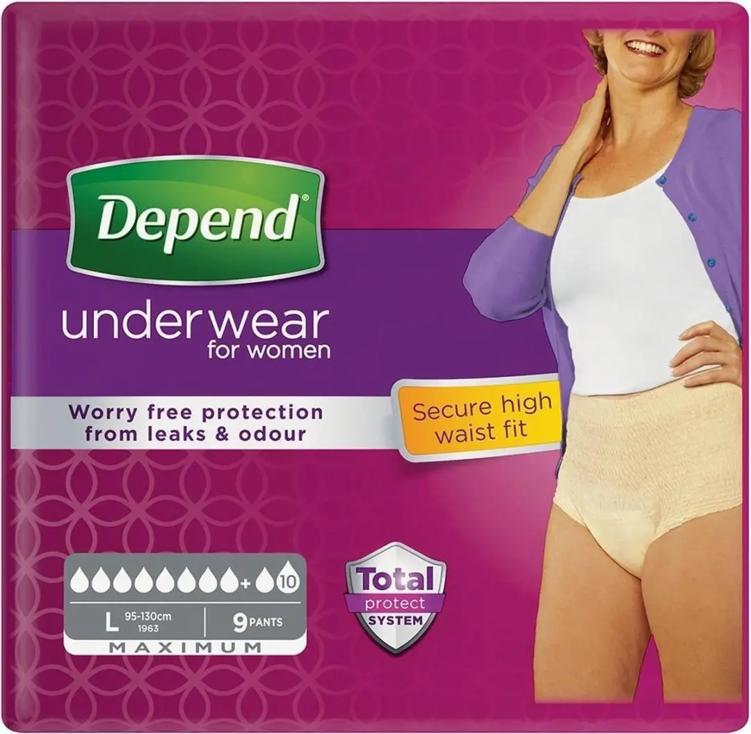 Depend Pants Maximum Maat L - 9 Stuks - afbeelding 6 van 6