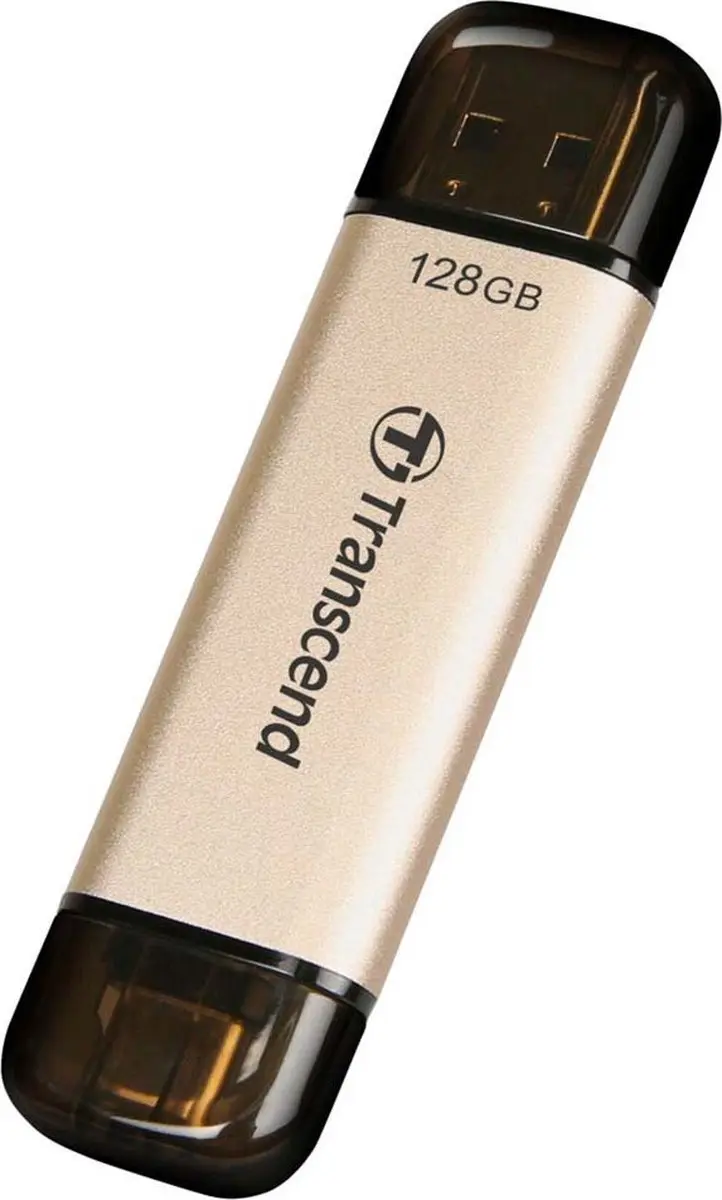 Transcend JetFlash 930C USB-stick 128GB - Goud