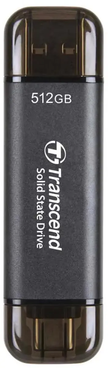 Transcend ESD310C Externe SSD 512GB - USB 3.2 Gen 2 - Zwart - afbeelding 6 van 6