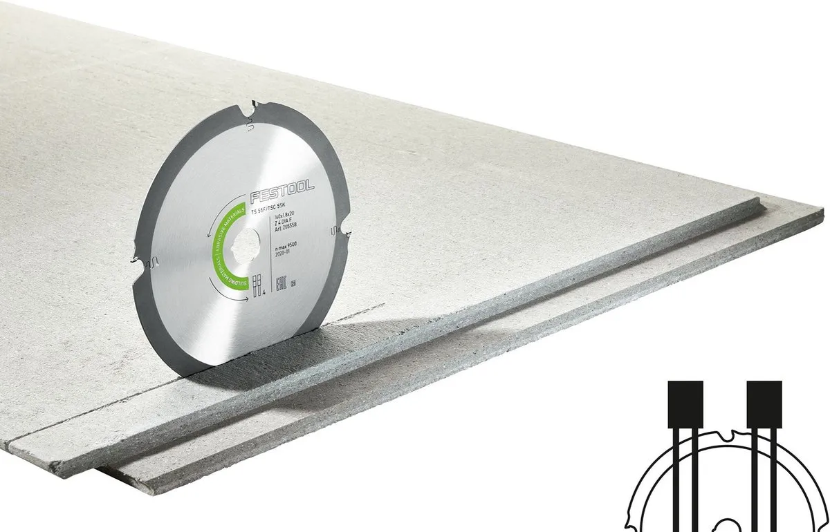 Festool Cirkelzaagblad ABRASIEF MATERIA 160mm - 1,8mm - 20mm As