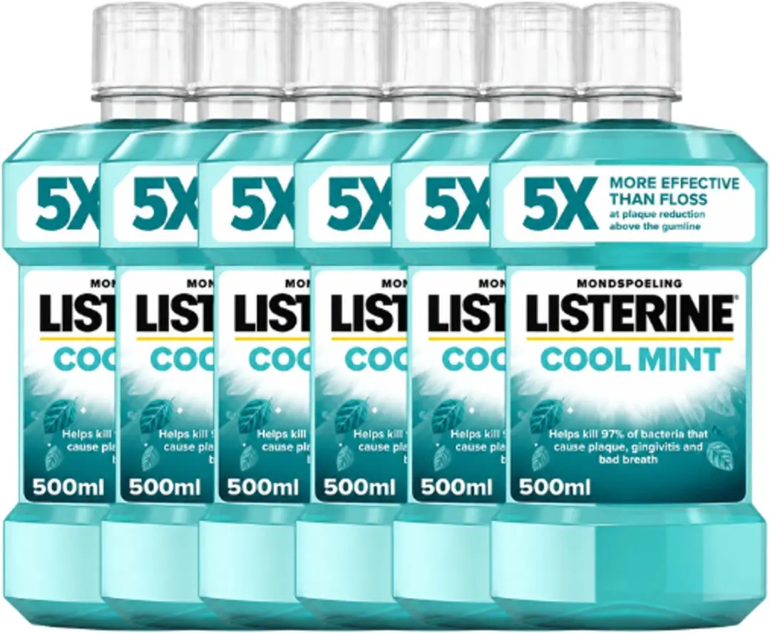 Listerine Cool Mint Mondwater 6x500ml