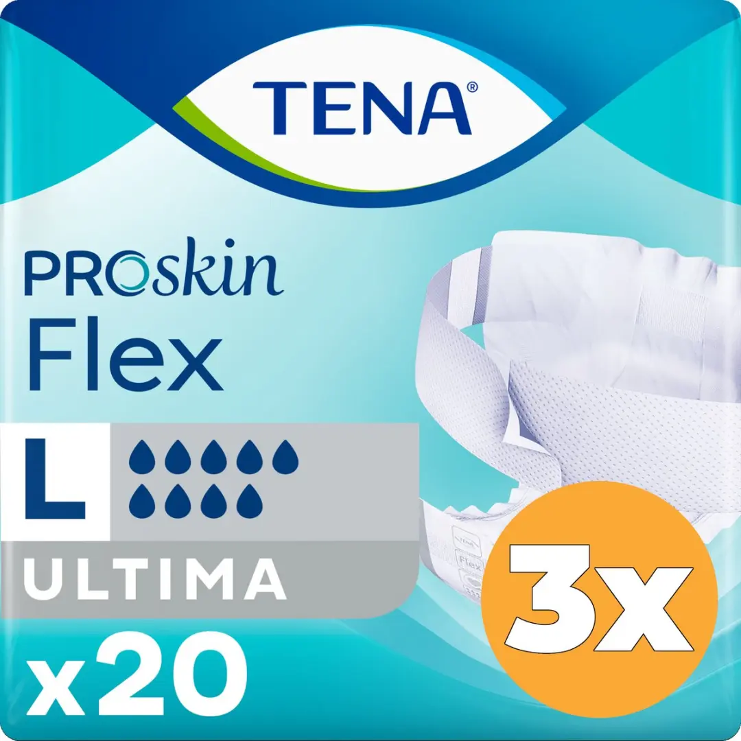 TENA Proskin Flex Ultima Large - 60 Stuks - afbeelding 6 van 6