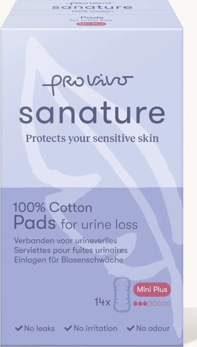 Sanature Incontinentieverband Mini Plus Pro Vivo - 14 Stuks - afbeelding 6 van 6
