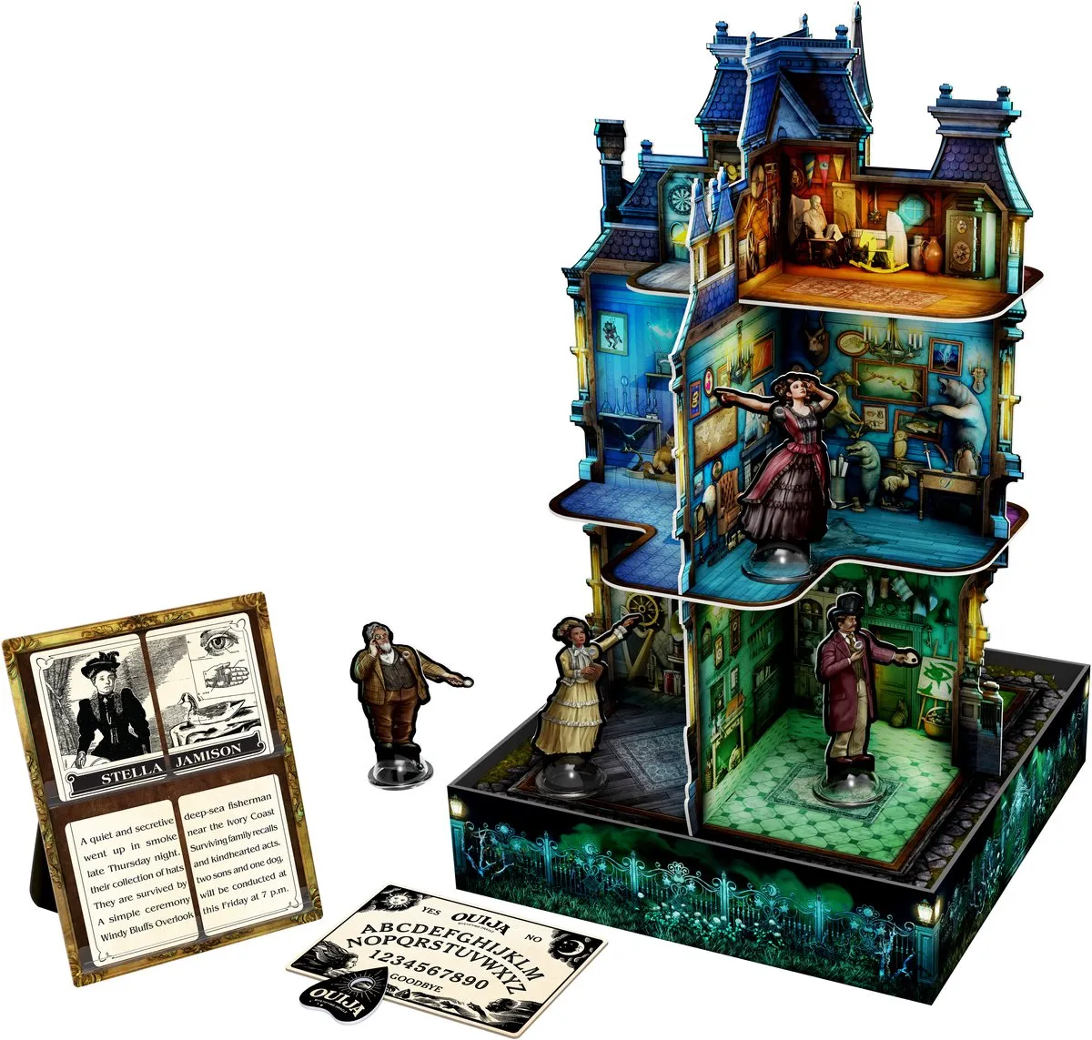 Funko Ouija Manor - Coöperatief bordspel voor 2-5 spelers - Themaspel