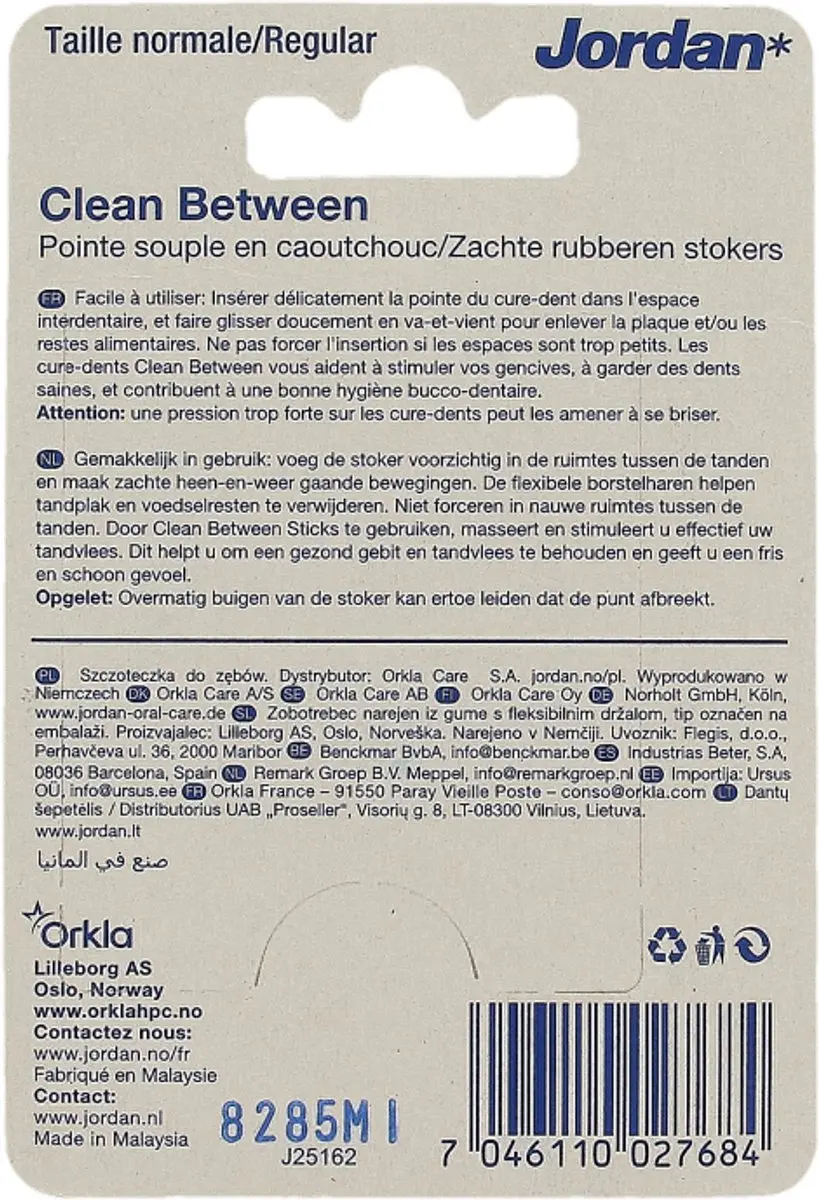 Jordan Clean Between Sticks Tandenstokers - 40 Stuks