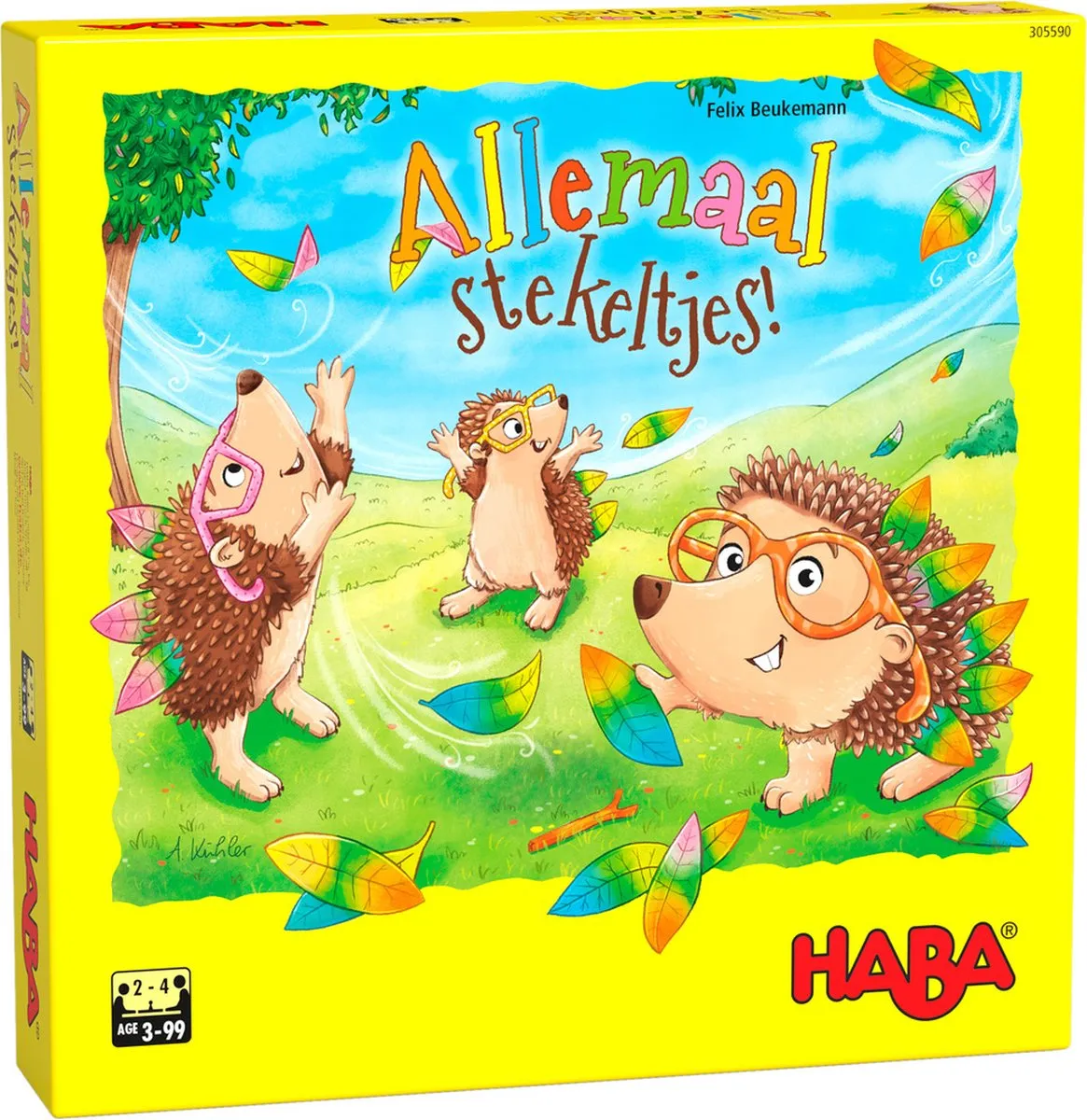 Haba Allemaal Stekeltjes Egelspel - 4 Spelers - Vanaf 3 jaar
