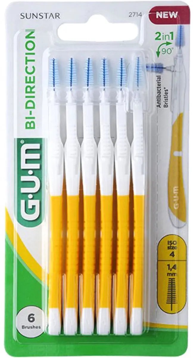 GUM Bi-Direction 1.4 mm Geel