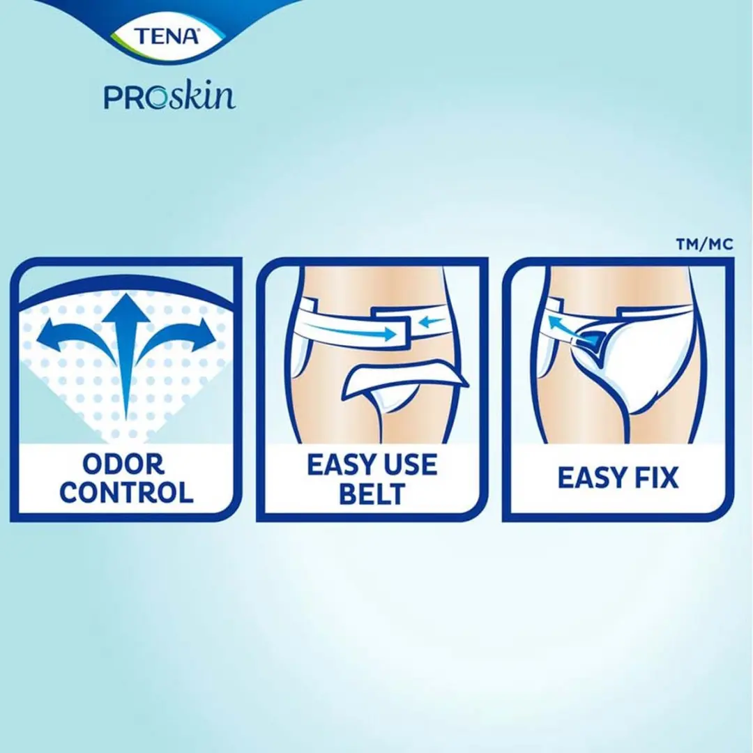 TENA Proskin Flex Super Large Incontinentieverbanden - 30 Stuks