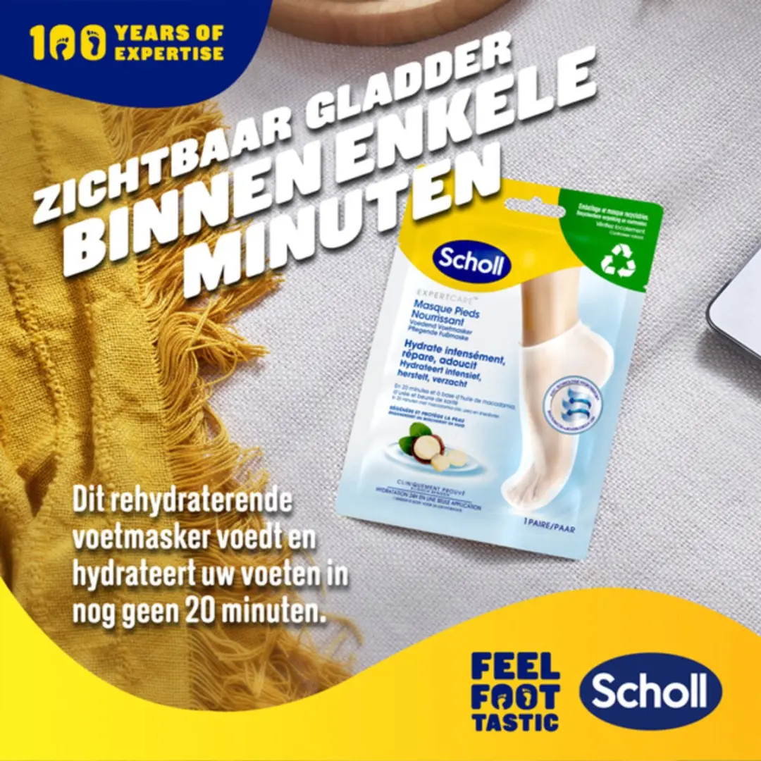 Scholl Expert Care Voetmasker - 2 Paar