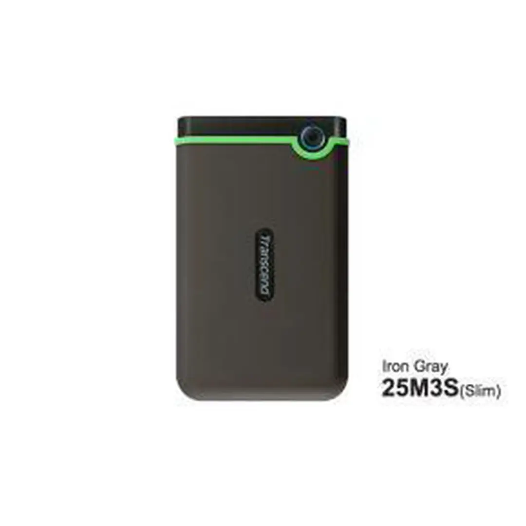 Transcend StoreJet 25M3G Externe Harde Schijf 2TB - Legergroen