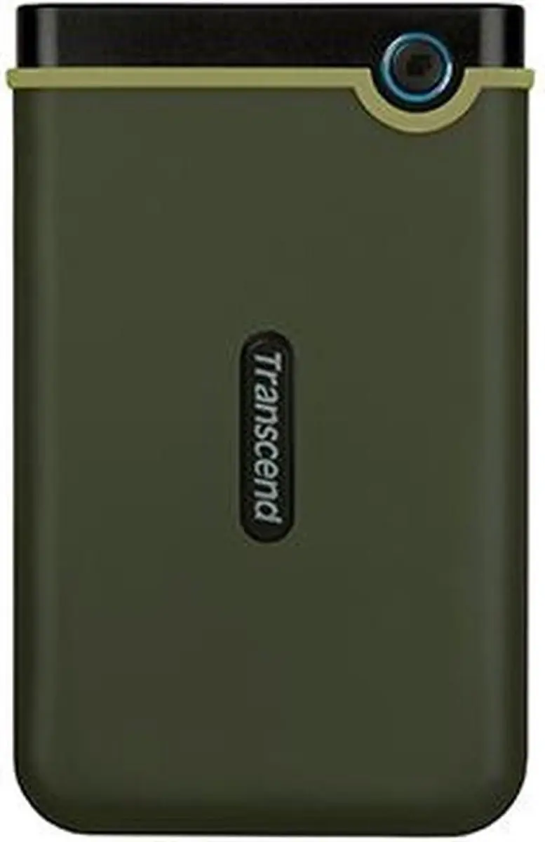 Transcend StoreJet 25M3G Externe Harde Schijf 2TB - Legergroen