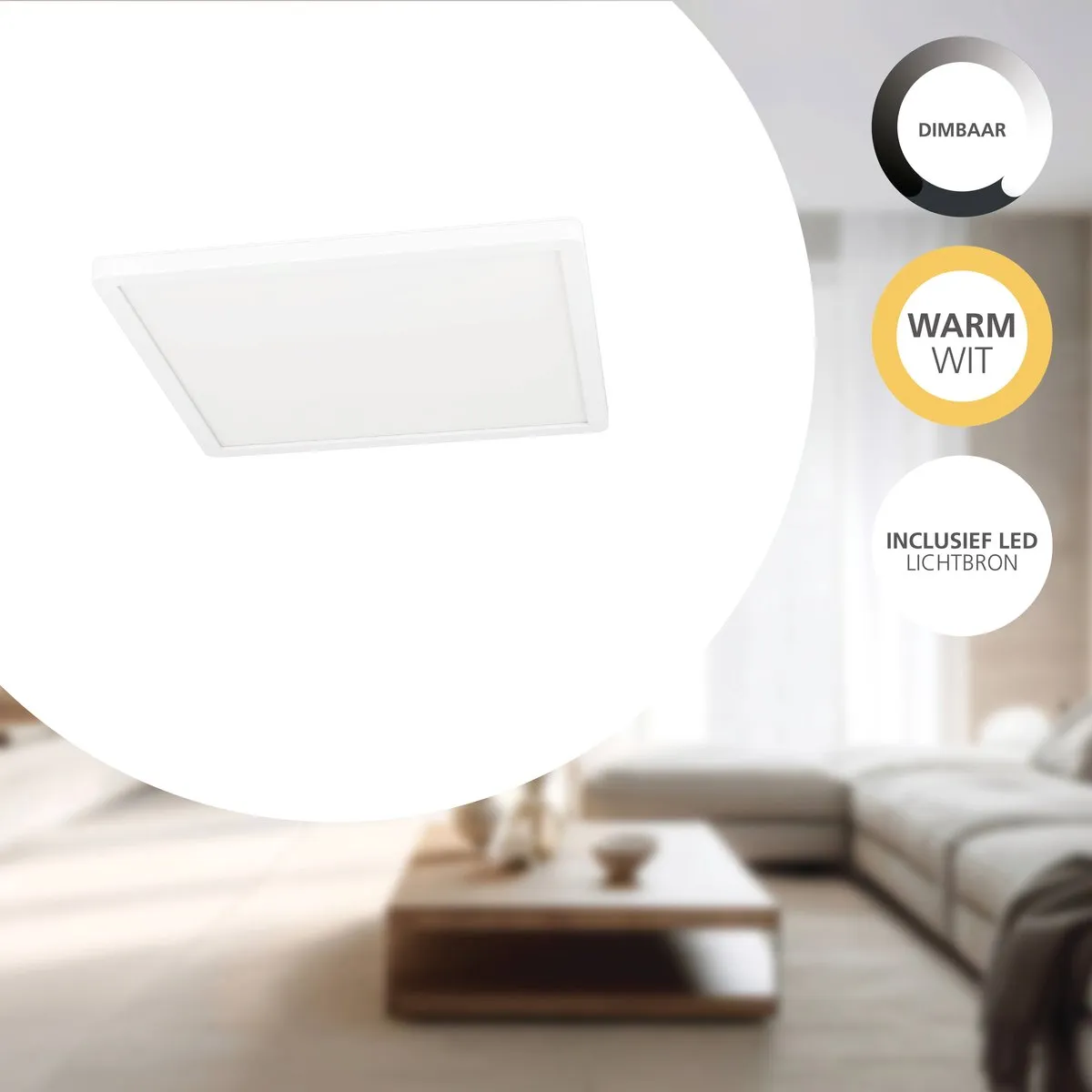 Eglo Minerario Plafondlamp LED 29cm - Wit