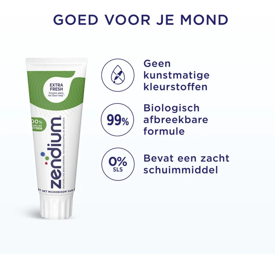 Zendium Tandpasta Extra Fresh 75ml