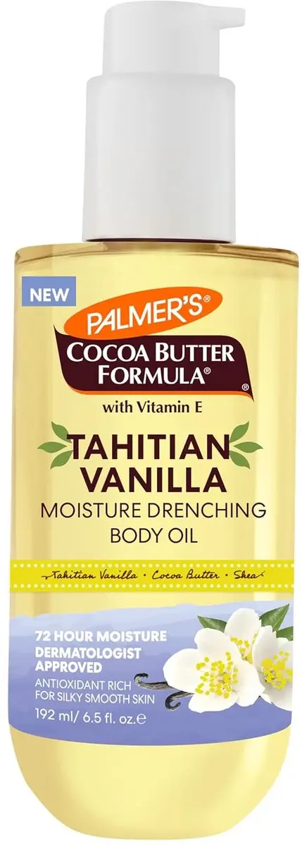 Palmers Cocoa Butter Tahitian Vanilla Body Oil 192ml
