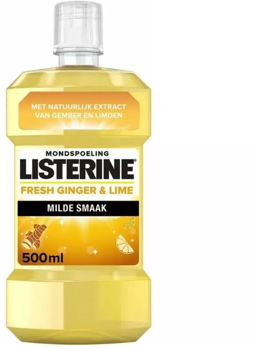 Listerine Fresh Ginger & Lime Mondwater 500ml