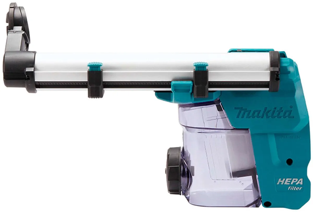 Makita 191F95-1 Stofafzuigsysteem - 230W - 0,55L - Zwart/Turquoise - afbeelding 6 van 6