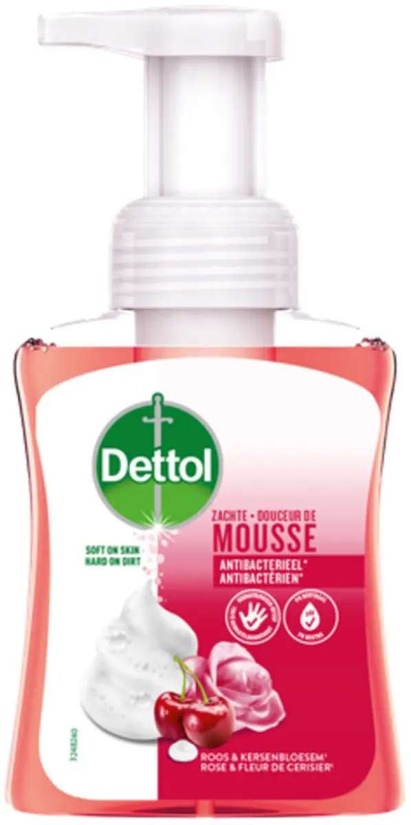 Dettol Rozen & Kersenbloesem Handzeep 250ml - 12 Stuks