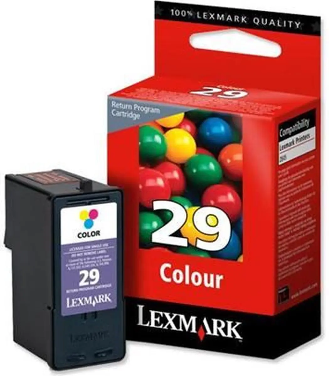 Lexmark 29 Inktcartridge CMY - 19ml - o.a. X2510/X5070