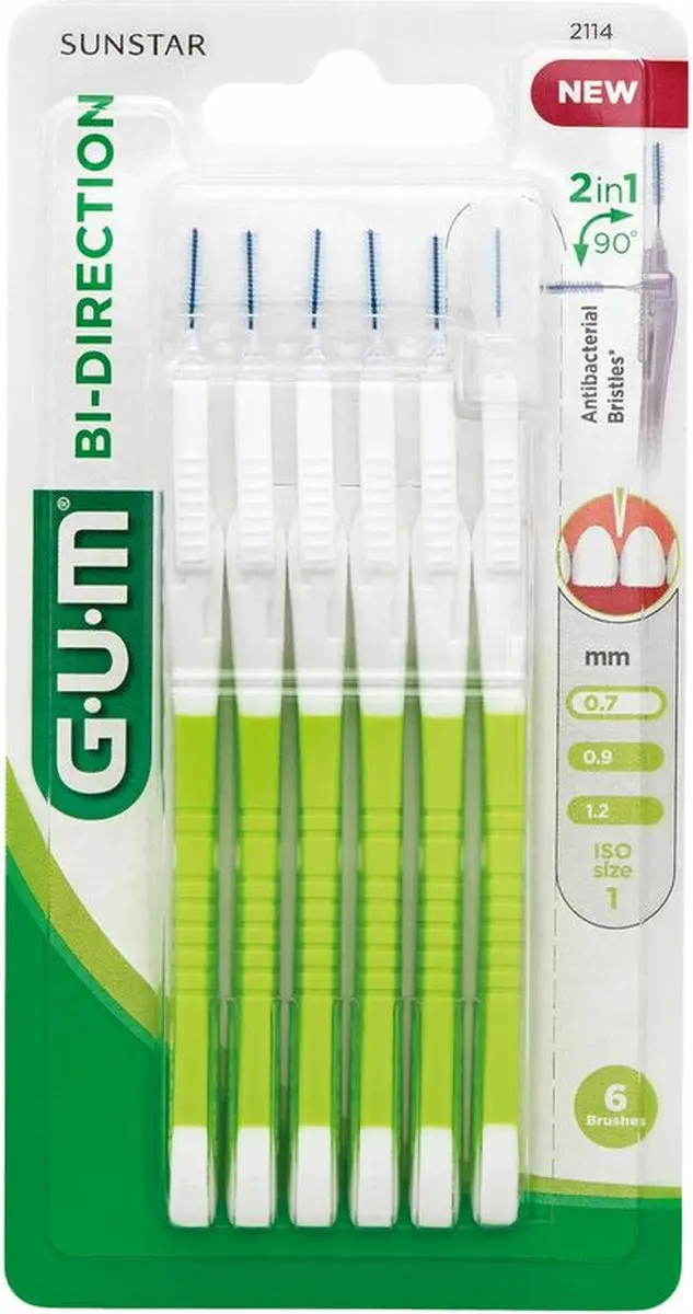 4x GUM Bi-Directions 0,7mm