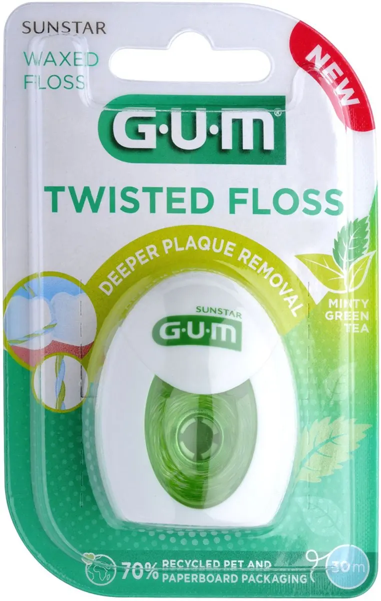 Gum Twisted Floss Tandzijde 30m - afbeelding 6 van 6