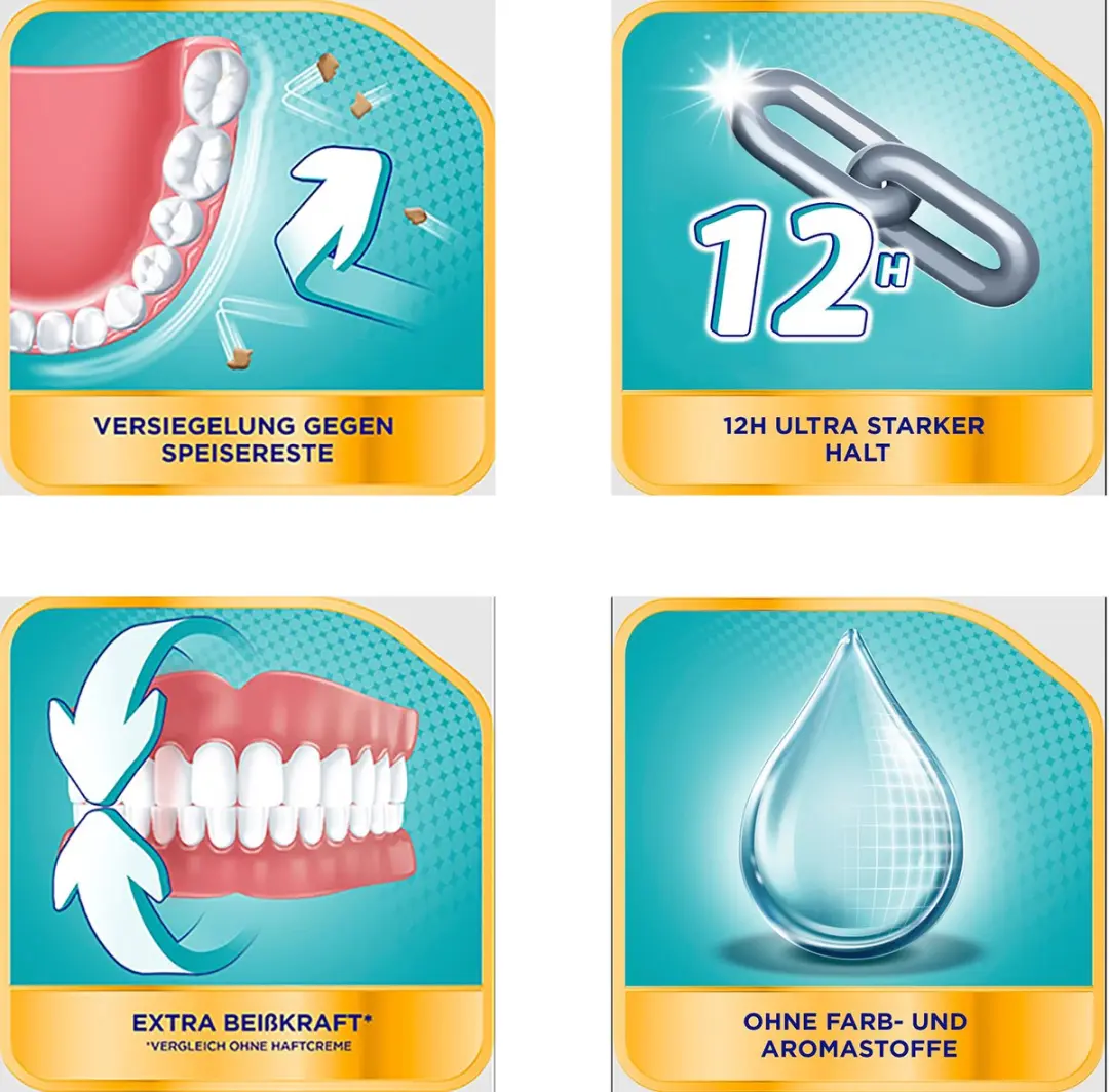 Corega Ultra Kleefcrème - 80g (2x40g) - Sterk - Houdt tot 12 uur