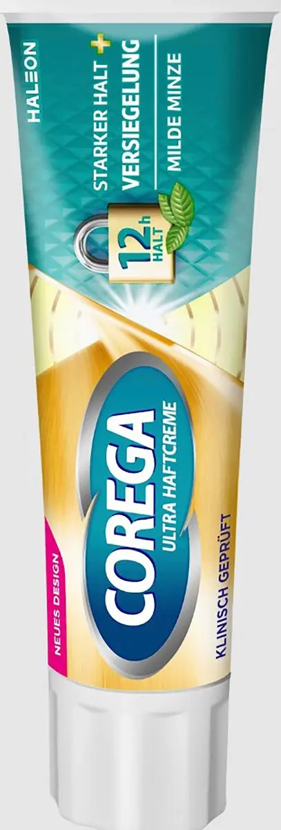 Corega Ultra Kleefcrème - 80g (2x40g) - Sterk - Houdt tot 12 uur