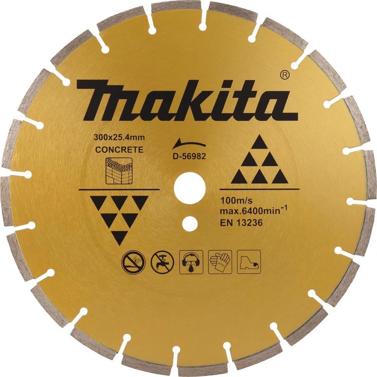 Makita D-56982 Diamantschijf 300x25,4mm