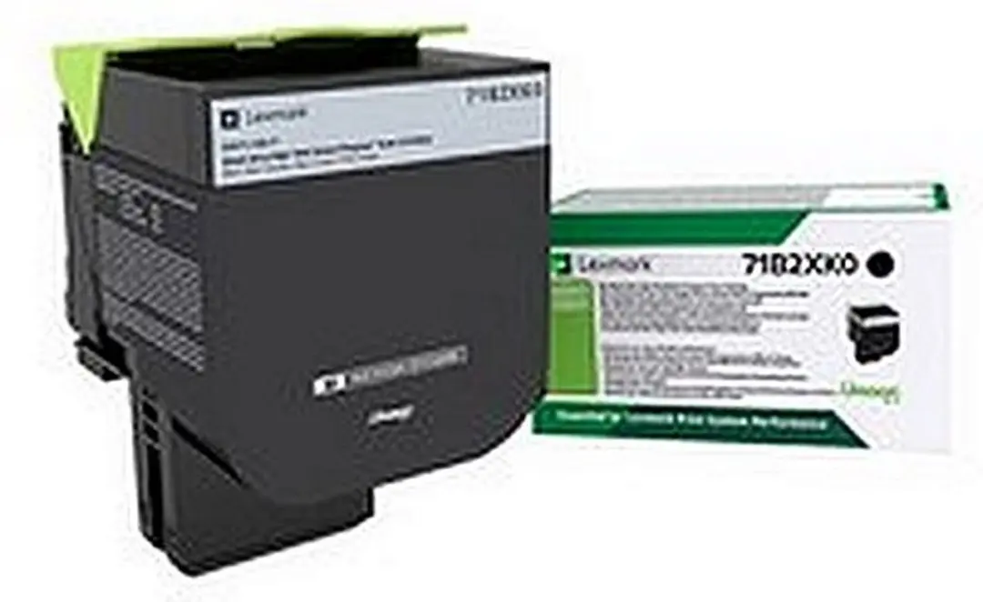 Lexmark 71B2XK0 Compatible Inktcartridge - Zwart - 8000 pagina's
