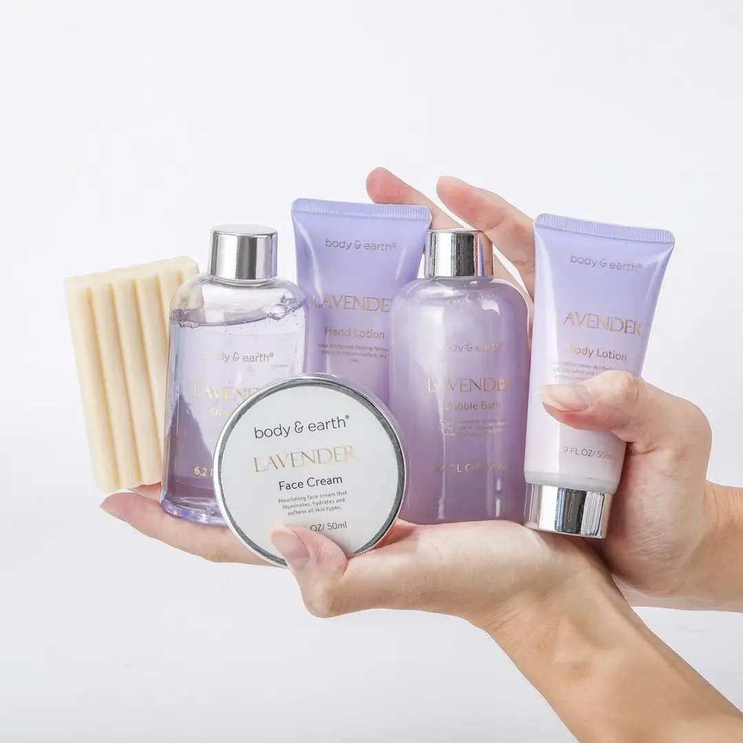 Body & Earth Lavendel Sensation Verwenpakket - 7 Stuks