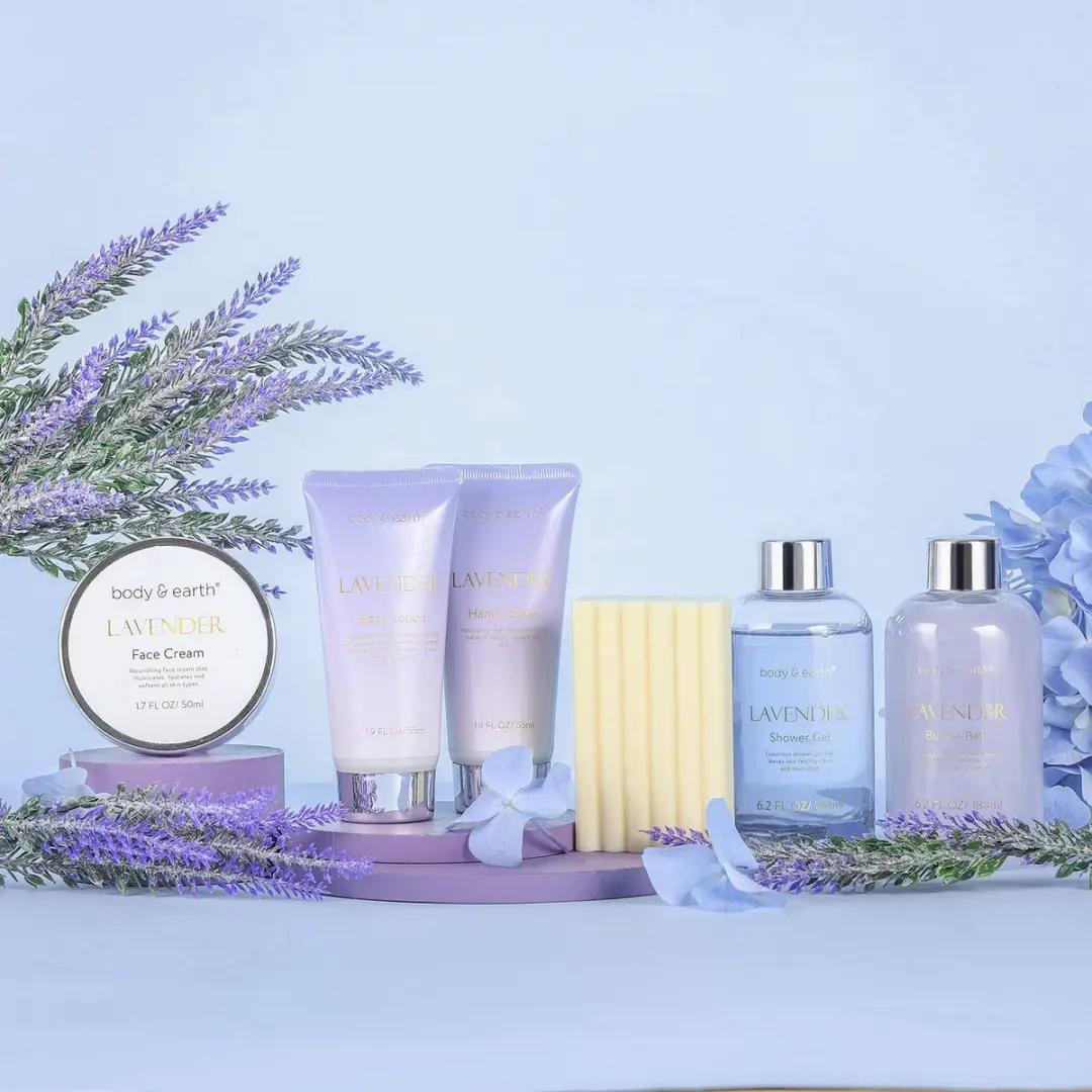 Body & Earth Lavendel Sensation Verwenpakket - 7 Stuks