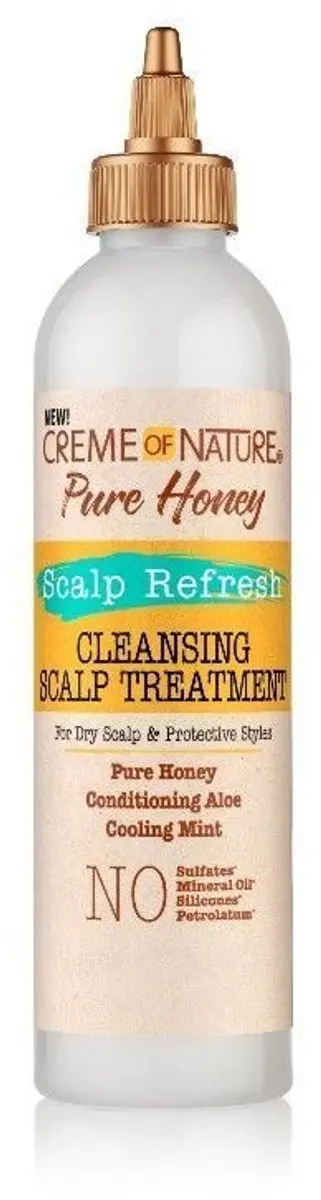 Creme of Nature Pure Honey Scalp Refresh Cleansing Treatment 207ml