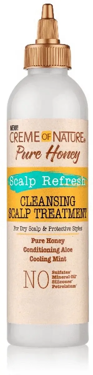 Creme of Nature Pure Honey Scalp Refresh Cleansing Treatment 207ml