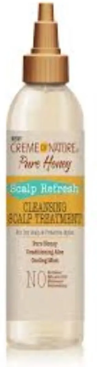 Creme of Nature Pure Honey Scalp Refresh Cleansing Treatment 207ml