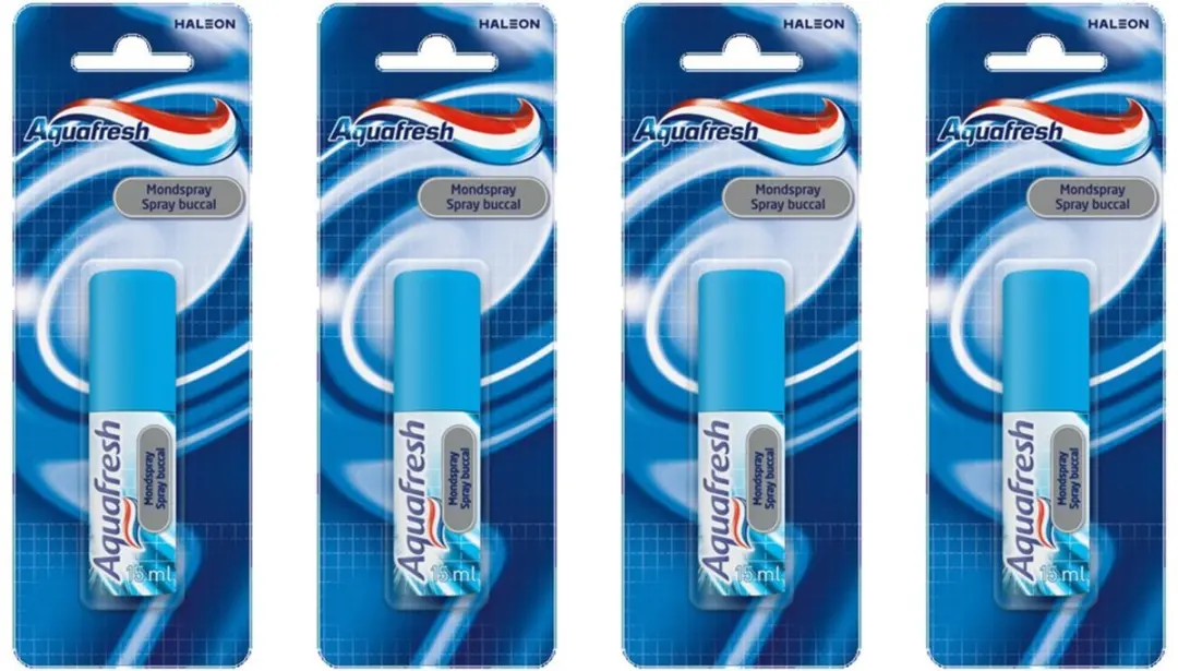 4x Aquafresh Mondspray 15 ml