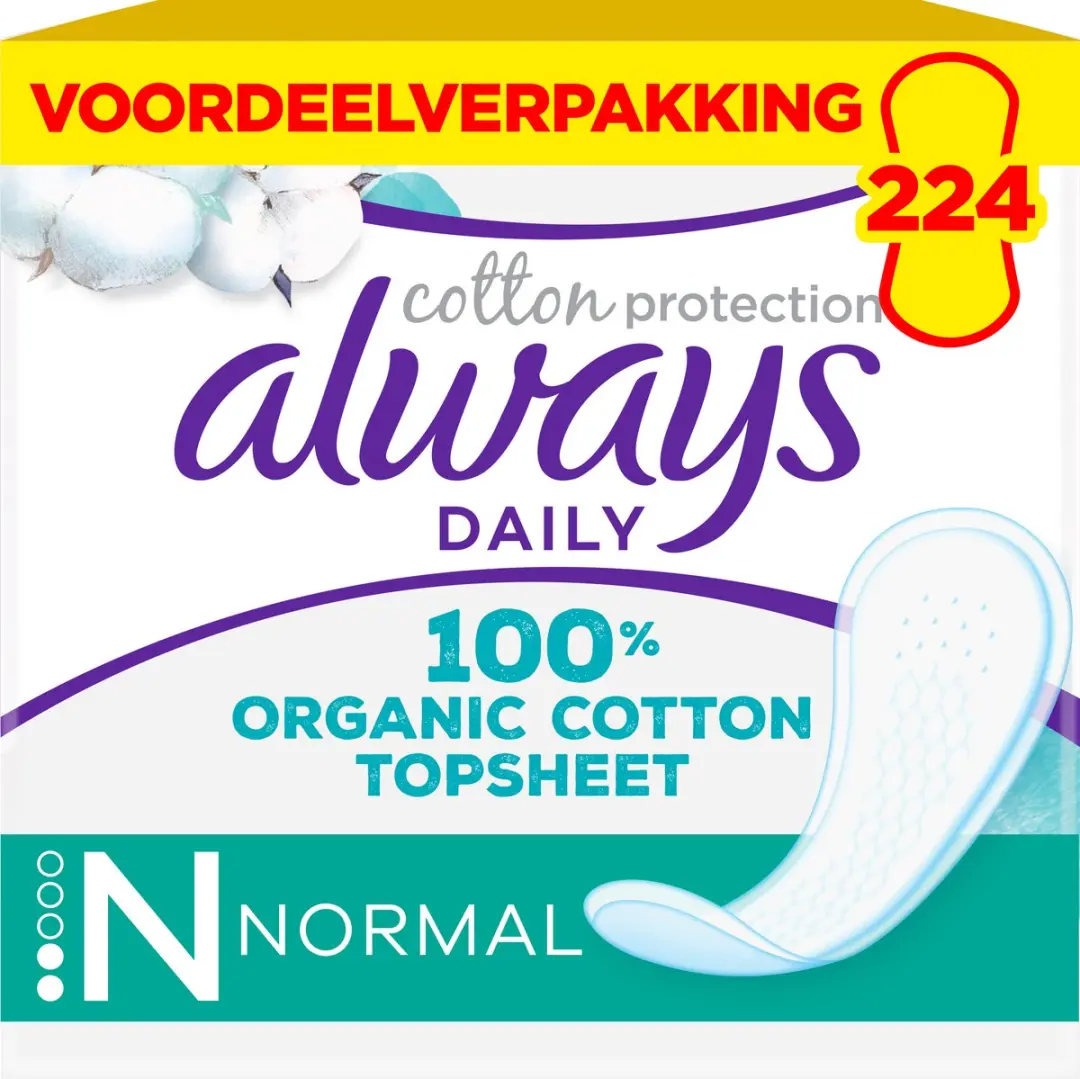 Always Daily Cotton Protection Inlegkruisjes Normal