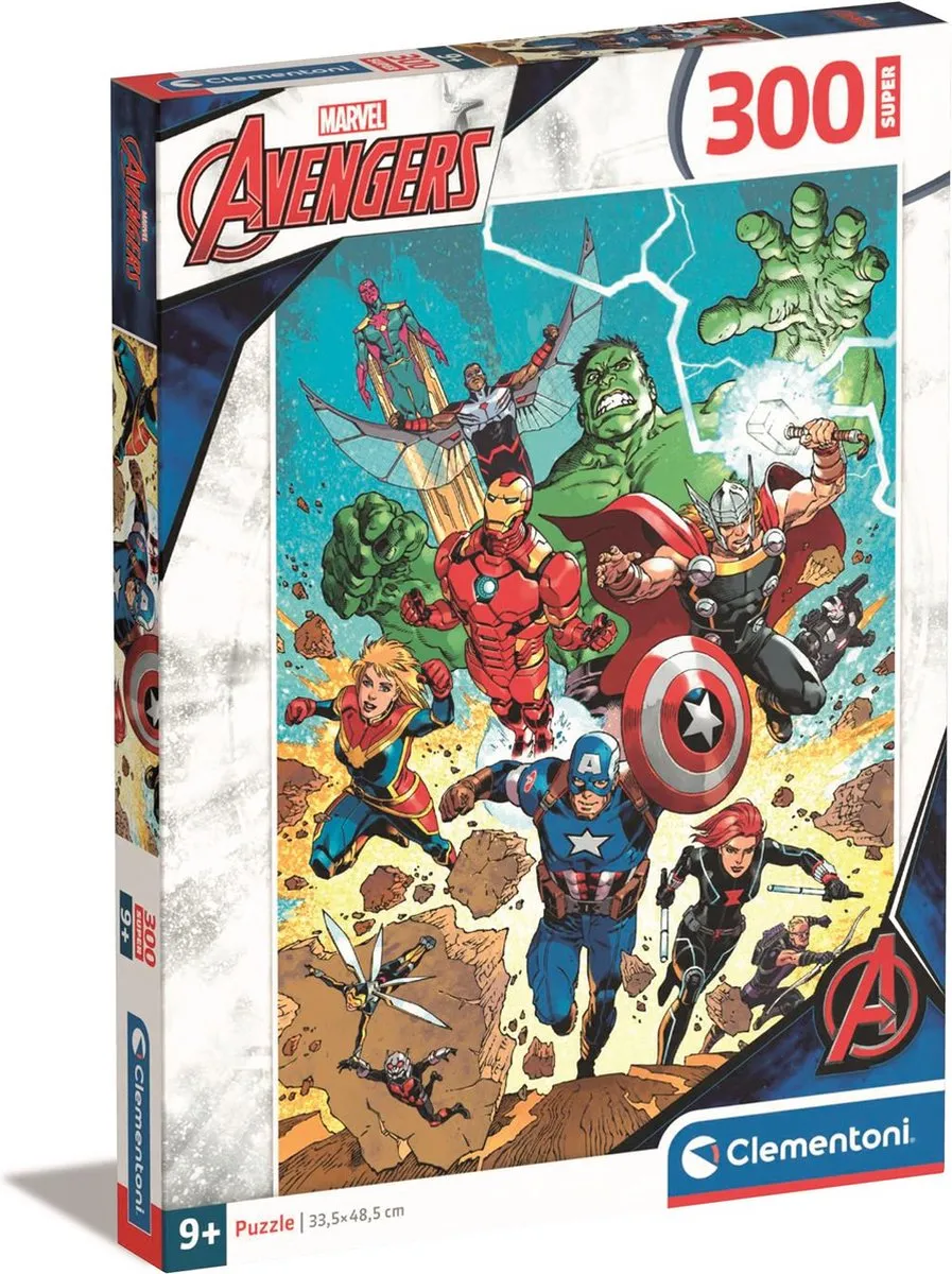 Clementoni Super Avengers Puzzel 300 Stukjes - Multicolor