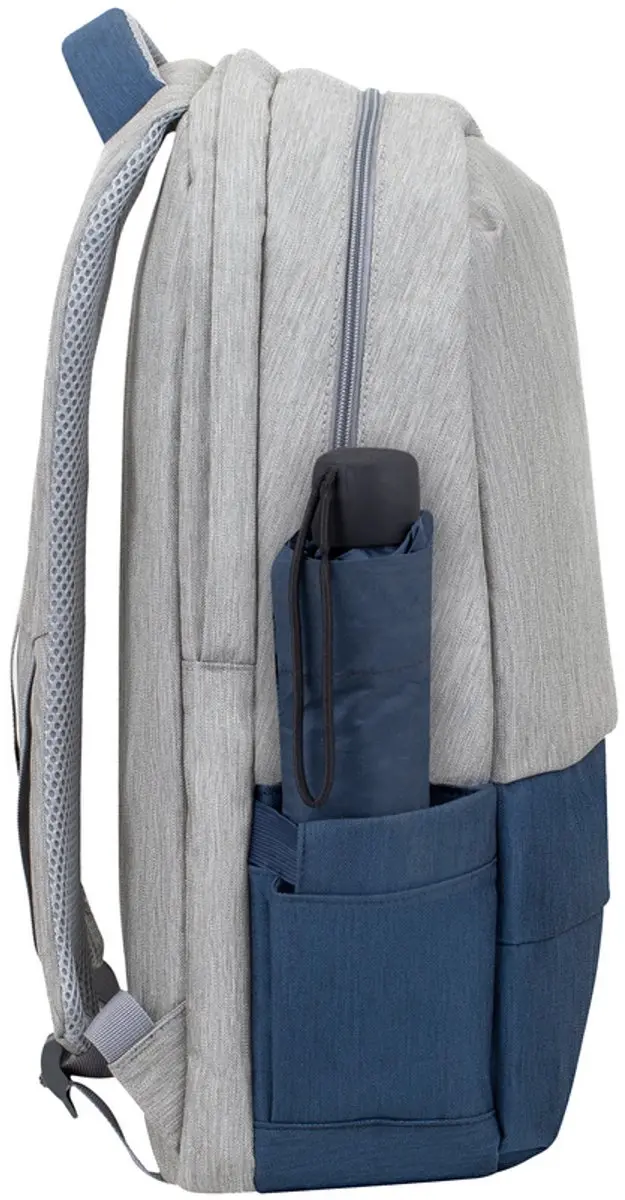 RivaCase 7567 17.3" Laptophoes - Grijs/Marineblauw