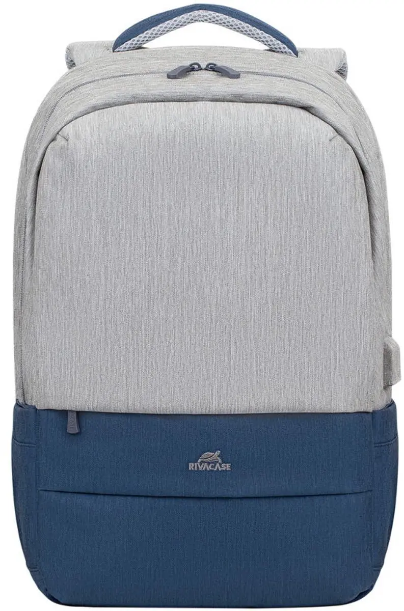 RivaCase 7567 17.3" Laptophoes - Grijs/Marineblauw
