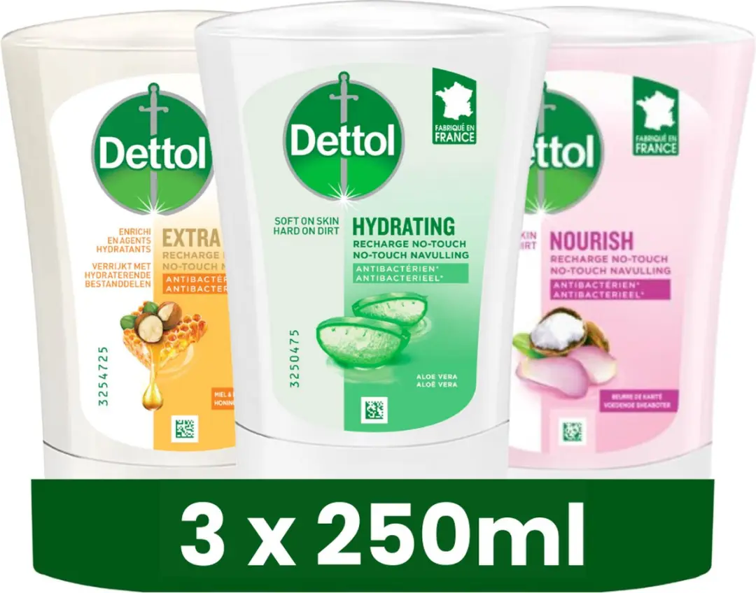 Dettol No-Touch Navulling Aloe Vera 250ml - 3 Stuks