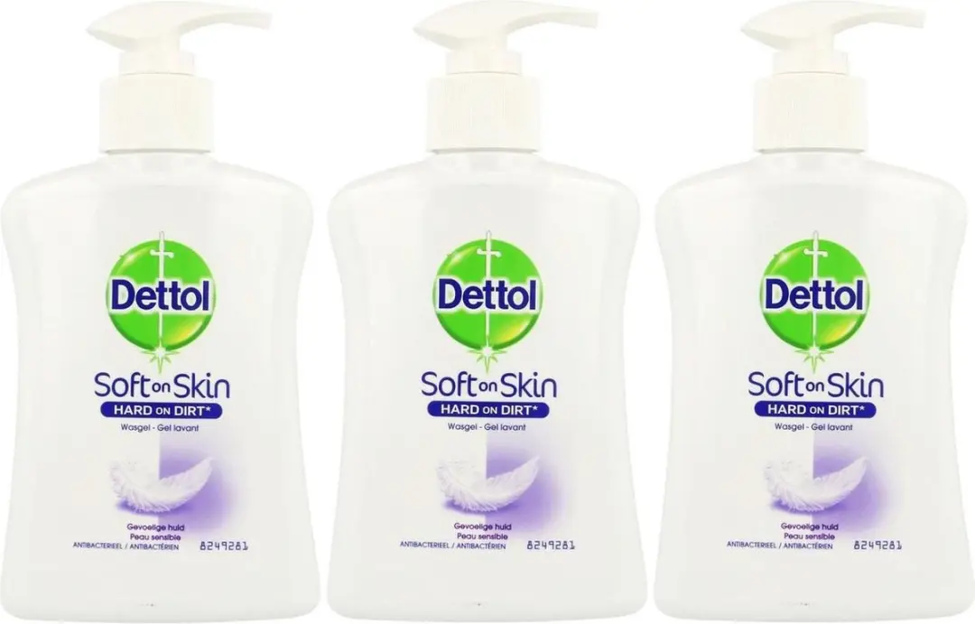 Dettol Handzeep Gevoelige Huid 250ml - 3 Stuks