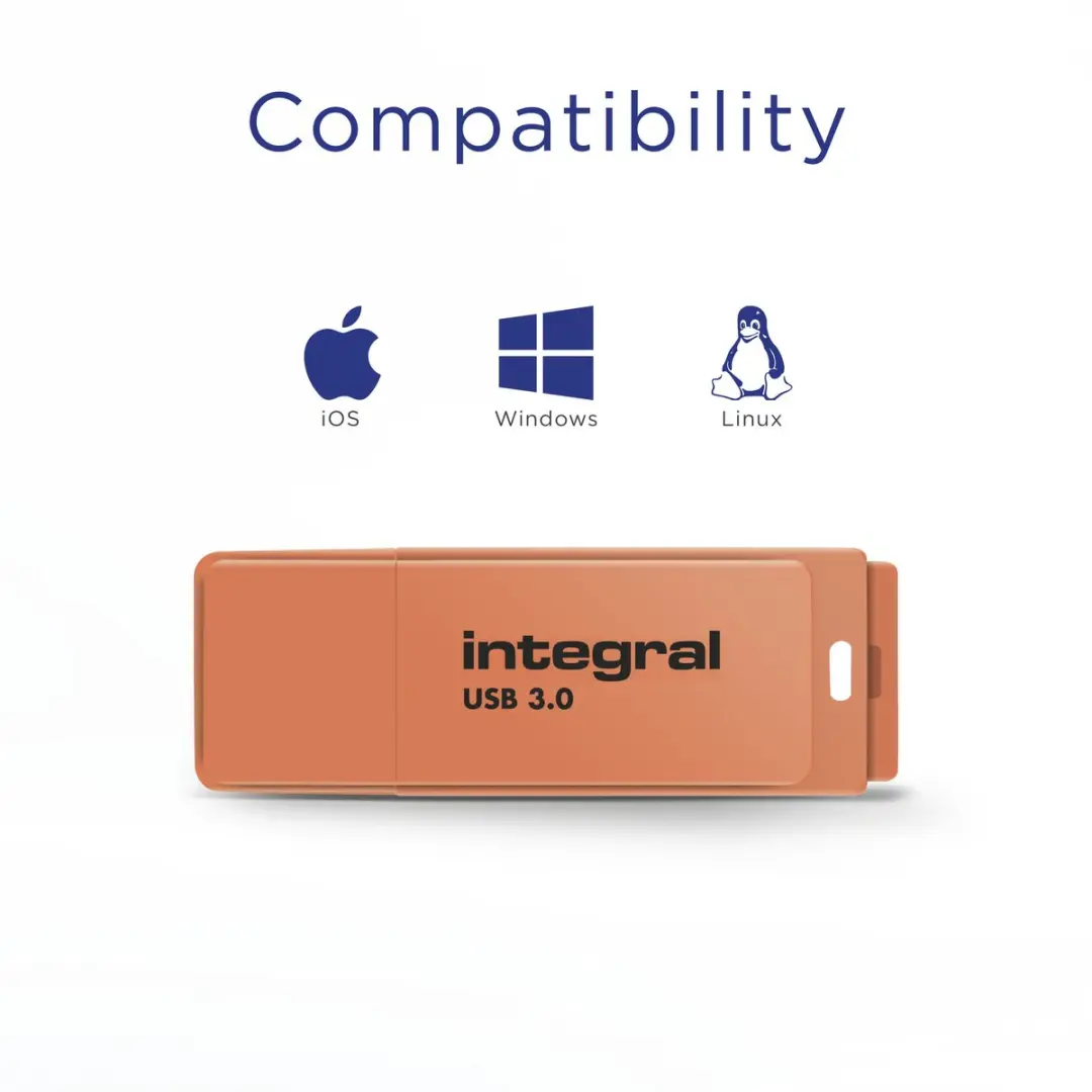 Integral Neon 32GB USB 3.0 - Oranje - afbeelding 6 van 6