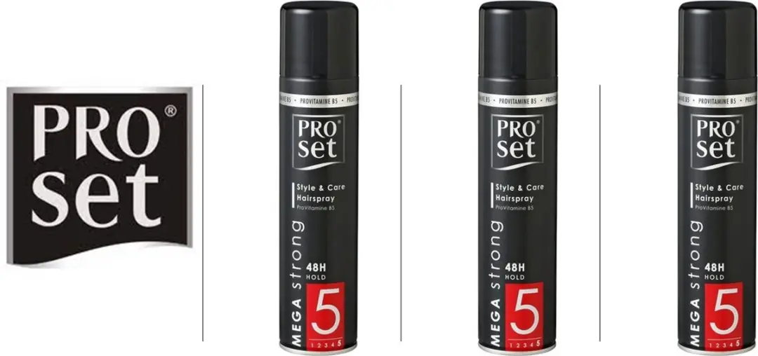 Proset Haarlak – Mega Strong - 3 x 300 ml