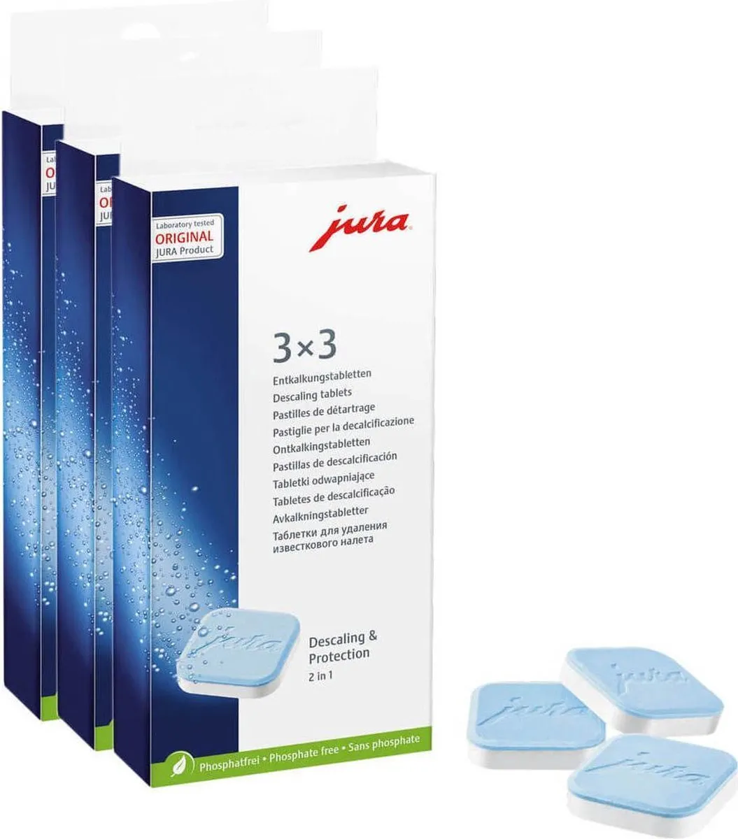 Jura Ontkalkingstabletten 3x3