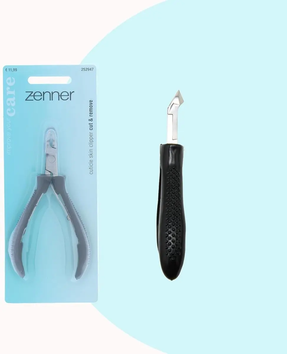 Zenner Nagelriemknipper RVS - Zwart