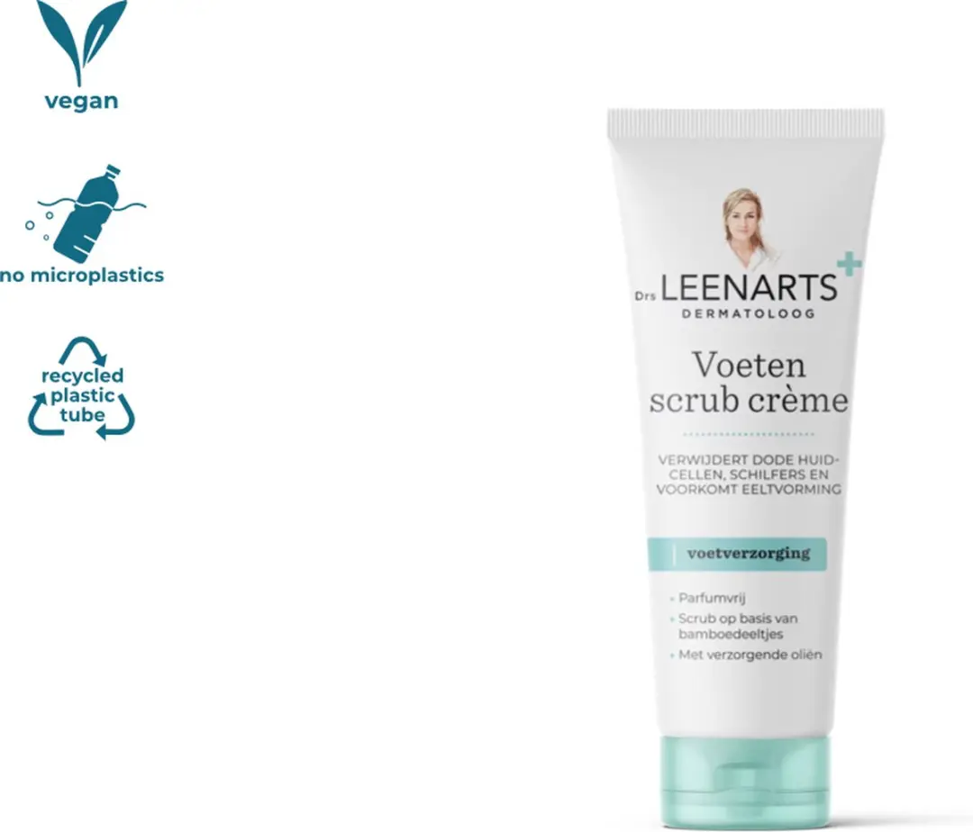 Drs Leenarts Voetenscrubcrème 100ml - Parfumvrij