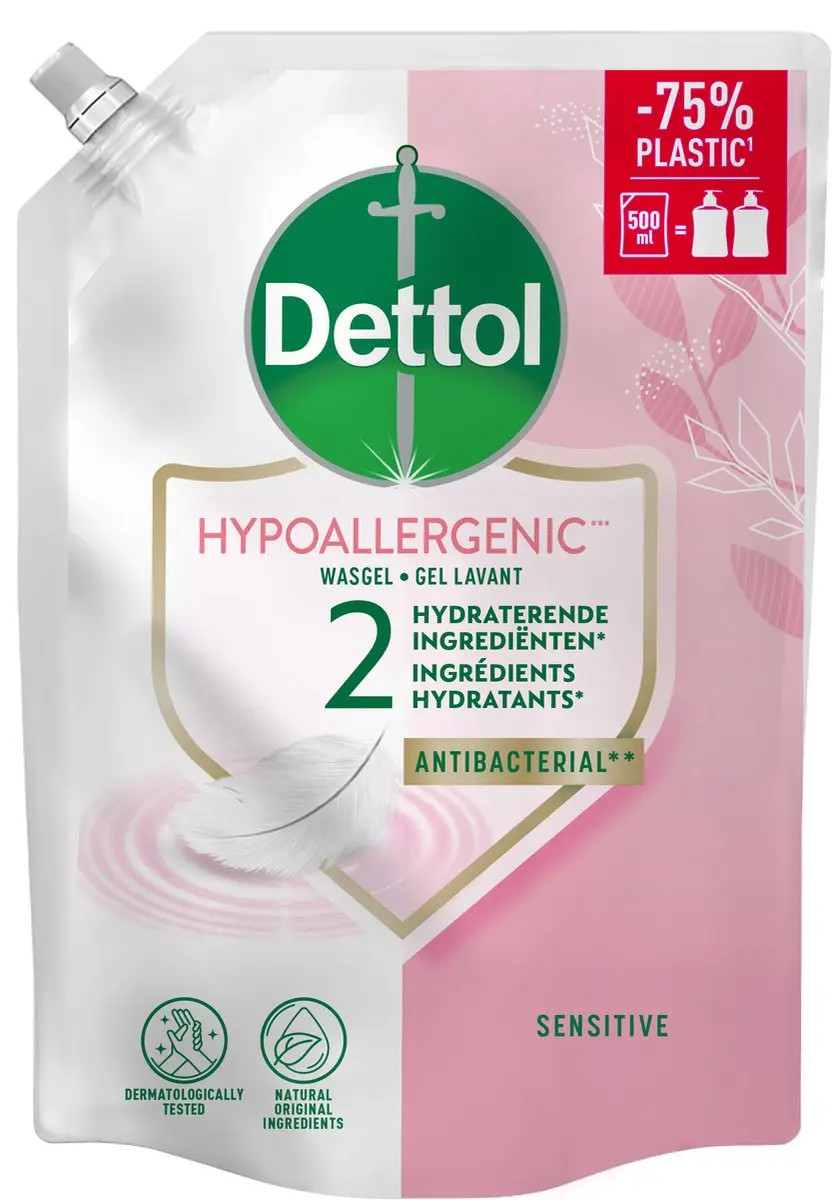 Dettol Navulling Gevoelig 500ml