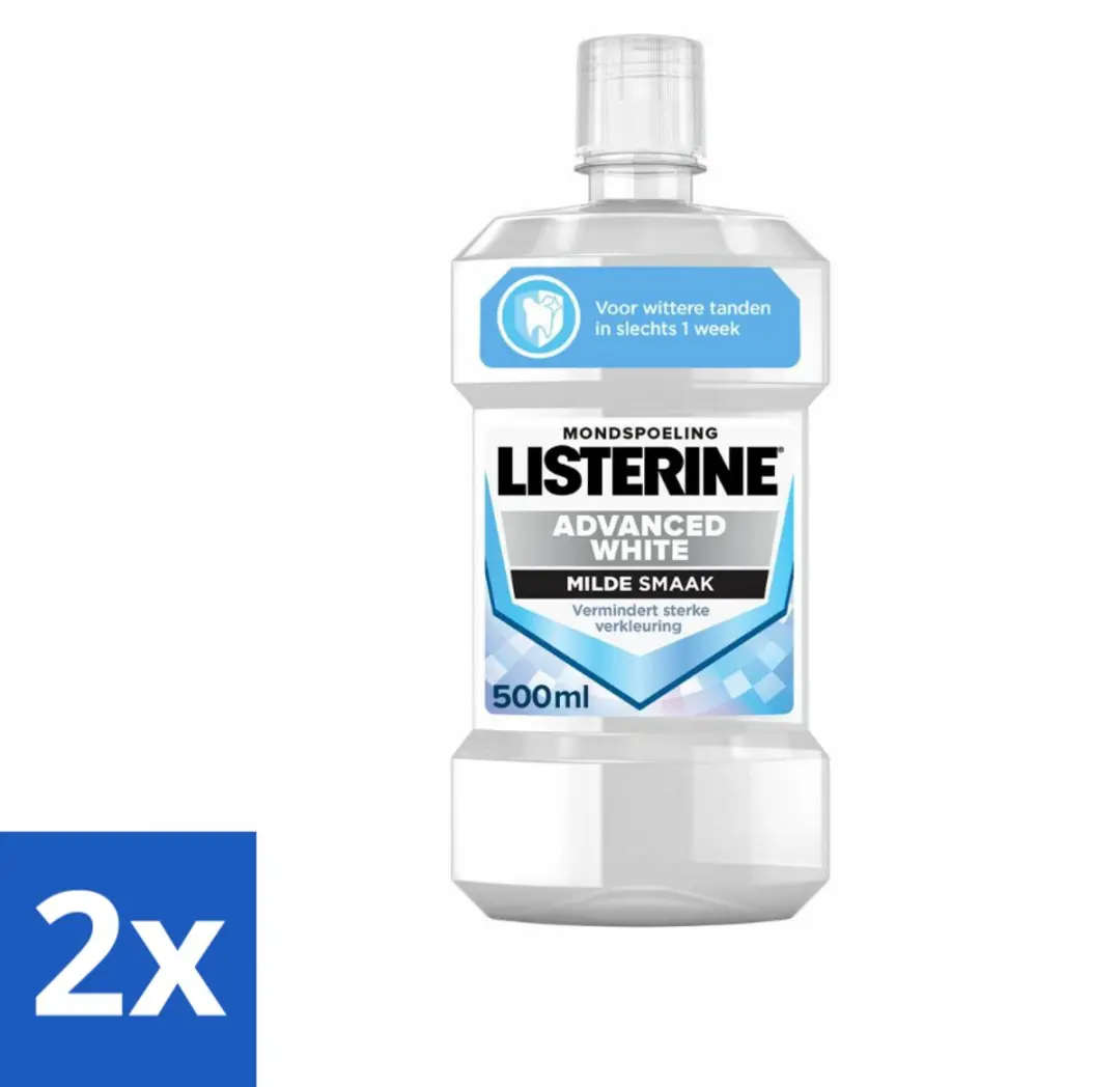 Listerine Advanced White Mondwater Mild